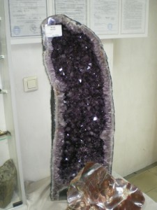 Жиода аметиста в Екатеринбуржском музее камня
