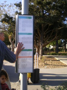 Расписание автобусов на Мальте. Обычная остановка.